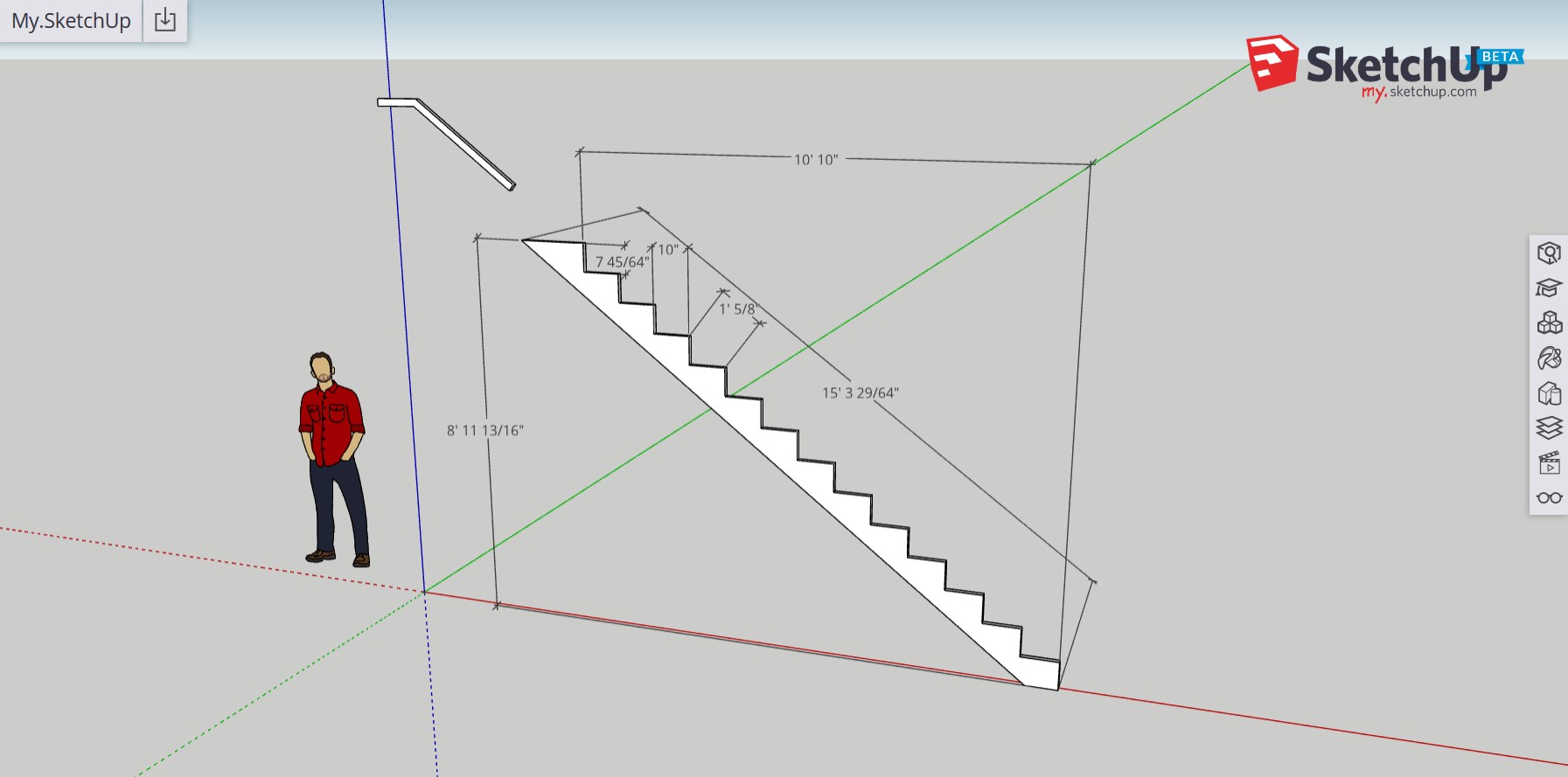 Stair Layout With A Visual Construction Calculator | ProTradeCraft